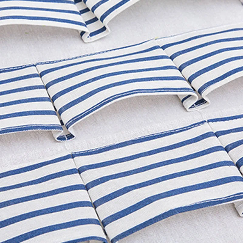 Новинка 2019 органайзер в полоску складной подвесной для макияжа ванной комнаты