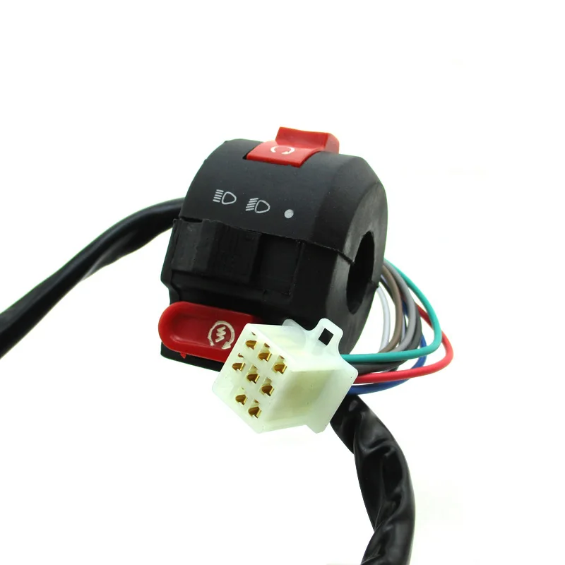 XLJOY 8 проводов ATV убить свет пусковой переключатель для китайских 50cc 70cc 90cc 110cc ATV Quad Kazuma Taotao Coolster