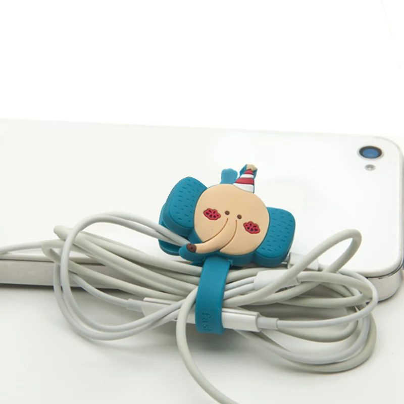 2 шт. Кабельный органайзер для провода Органайзер с кнопкой шнуров наушников