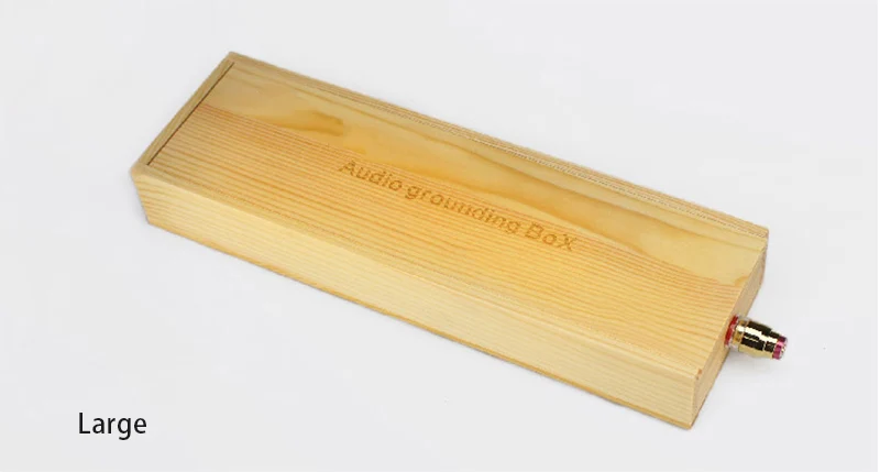 Large HiFi аудио GND усилитель декодер динамик аудио заземление коробка настройки мощности очиститель электронный черное отверстие - Цвет: Large