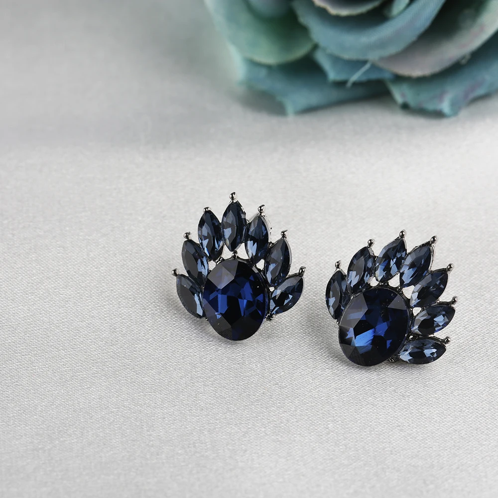 VEYO Flame Crystal Cute Stud Earrings Top Quality Wholesale Fashion Jewelry | Украшения и аксессуары
