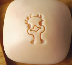 Мыло ручной работы стандартный мини мыло diy печать - Цвет: ostrich size3x3CM