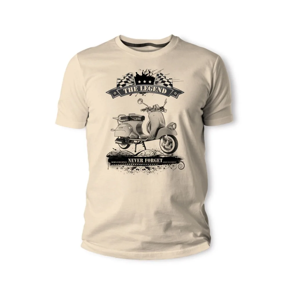 

Neco Abruzzi 65 Classic Motorcycle Motorrad Vintage New 2019 Men'S Casual Letter Printed Top Quality Printed Shirts