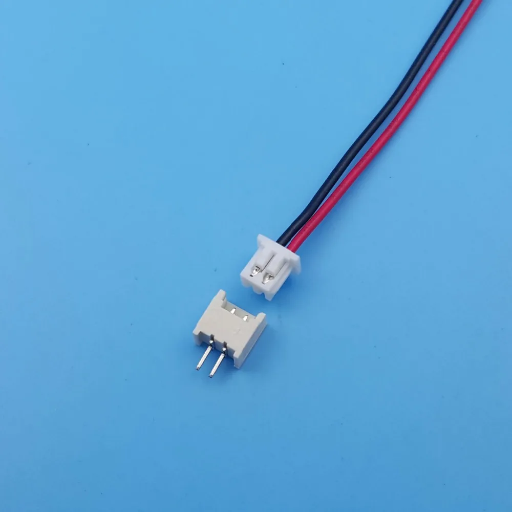 50 комплектов 2Pin одноконцевой Micro JST шаг 1 25 мм 15 см 28AWG провод для разъема платы |