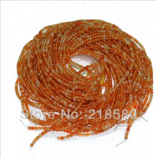 

H-ARB098 5 Strands/lot 4mm Round Carnelian Agat Beads