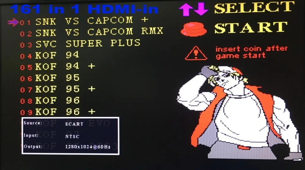 Стерео звук HDMI конвертер и hd-видео Upscaler для NEOGEO AES/CD консоли