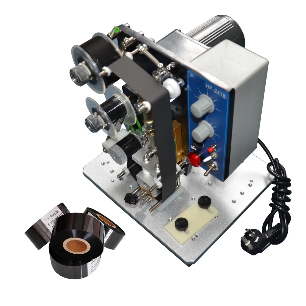 

241B type plastic bag stamping machine on plastic bags