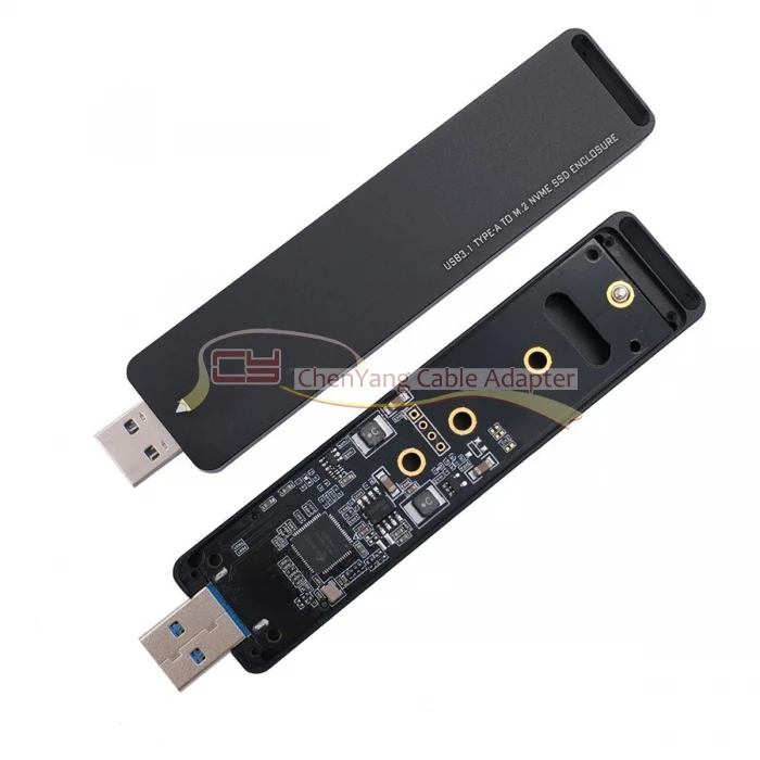 USB 3,0 для NVME M-key M.2 NGFF SSD Внешний PCBA конвейер адаптер с флэш-диск чехол