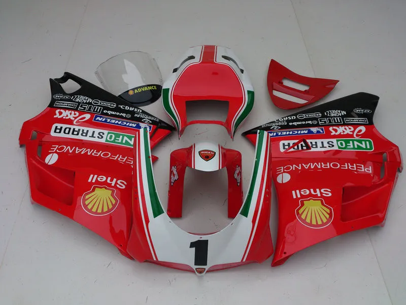 Набор обтекателей для литья под давлением DUCATI 748 916 03 04 05 ducati 996 998 2003 2004 2005 ABS