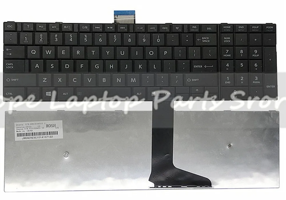 Английская клавиатура для Toshiba L50 A C50 C50D C55D S50 S55 L70 L75 C70 C75 Черная Клавиатура США|for toshiba|toshiba l50 keyboardkeyboard toshiba |