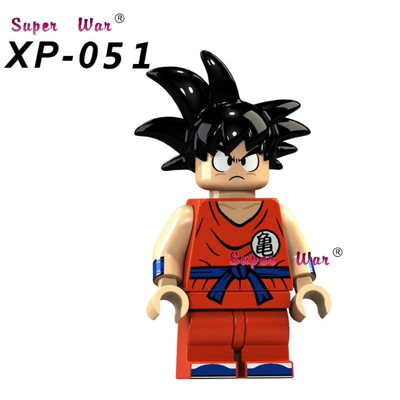 XP051 Один строительные блоки Dragon Ball Z Torankusu мультфильм серии Broli Vegeta сын лопуха модель кирпич детские игрушки для детей - Цвет: XP051
