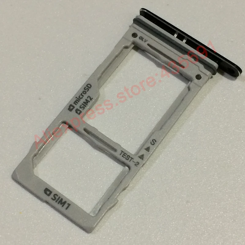 100 шт./лот Две сим-карты лоток Слот с Micro SD Card Holder разъем для samsung Galaxy S9 S9 плюс мобильный телефон Запчасти
