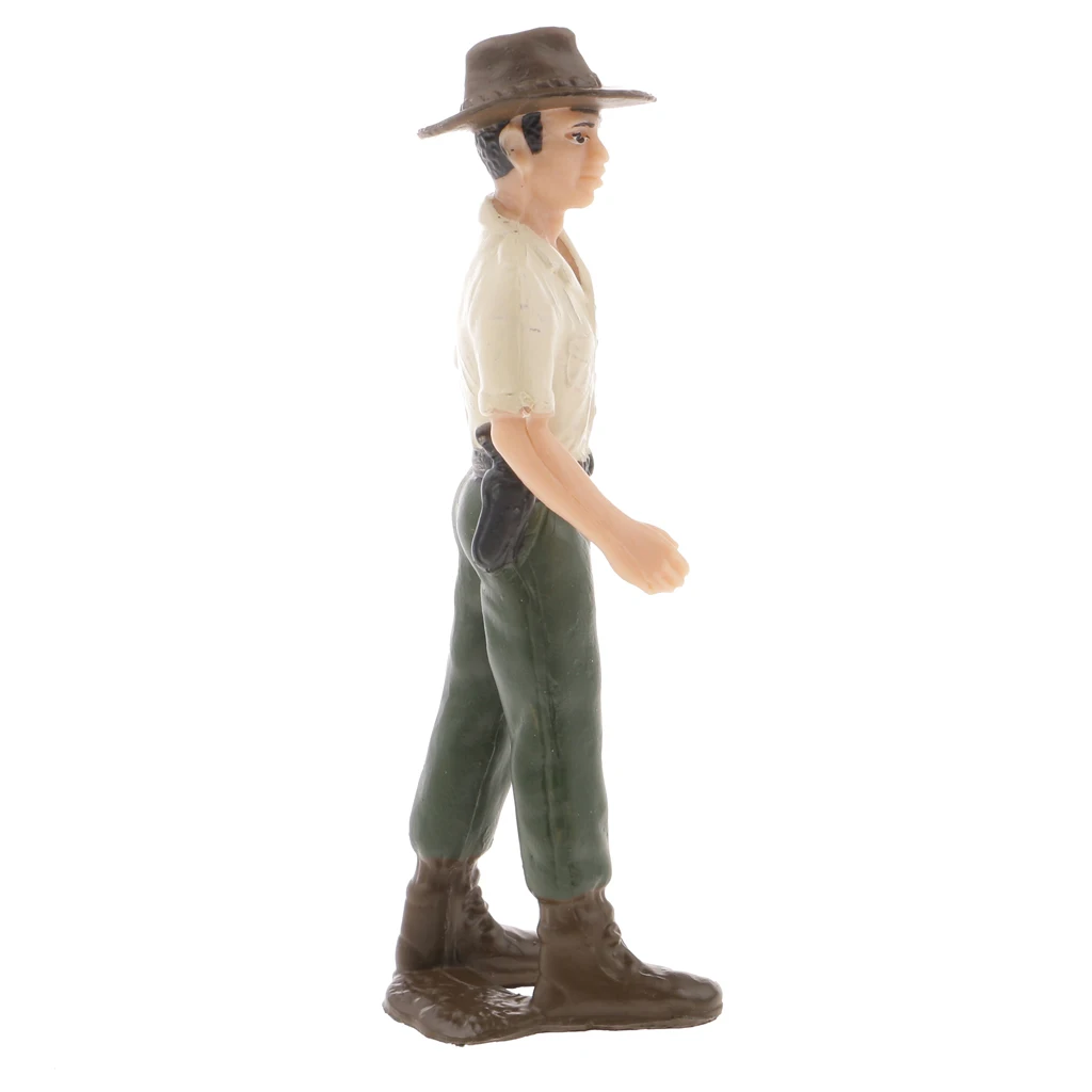 Realistic Male Farmer People Figurine Model Action Figure Toy Collectible #1 | Дом и сад
