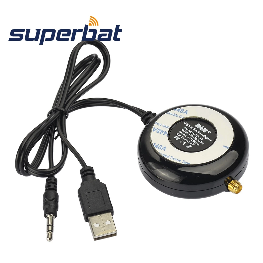 Цифровой радиоприемник Superbat DAB/DAB + разъем SMA DAB воздушные конвертеры для
