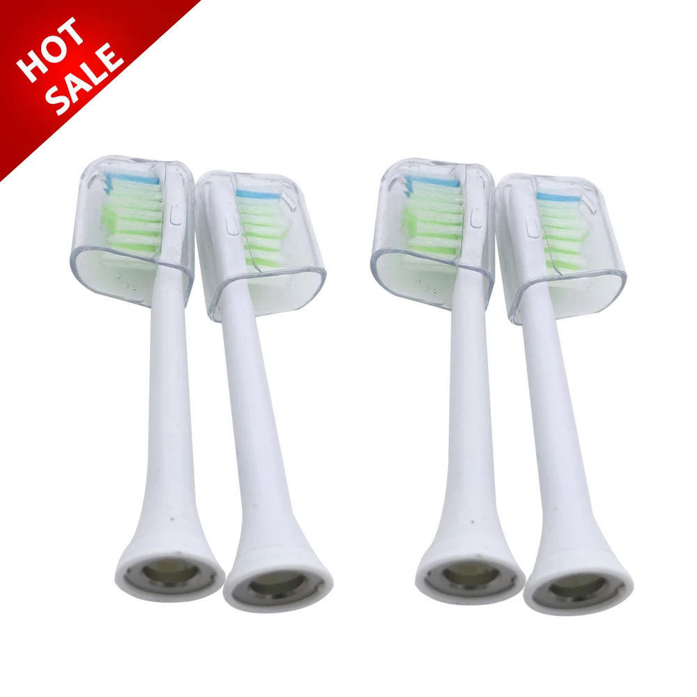 4 шт./лот головки зубных щеток с крышкой для PHILIPS Sonicare FlexCare Diamond Clean HX6064 HX6930 HX9340 HX6950 HX6710 HX9140 HX6530
