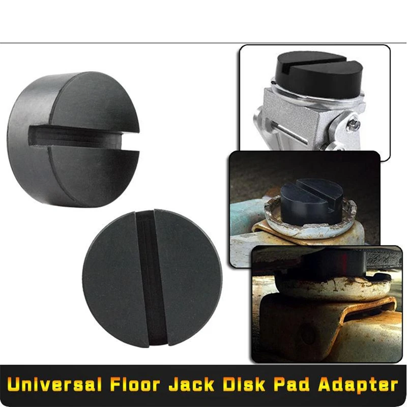 Черный 2 шт Автомобильный Джек колодка резиновая рама рельс стенд домкрат коврик