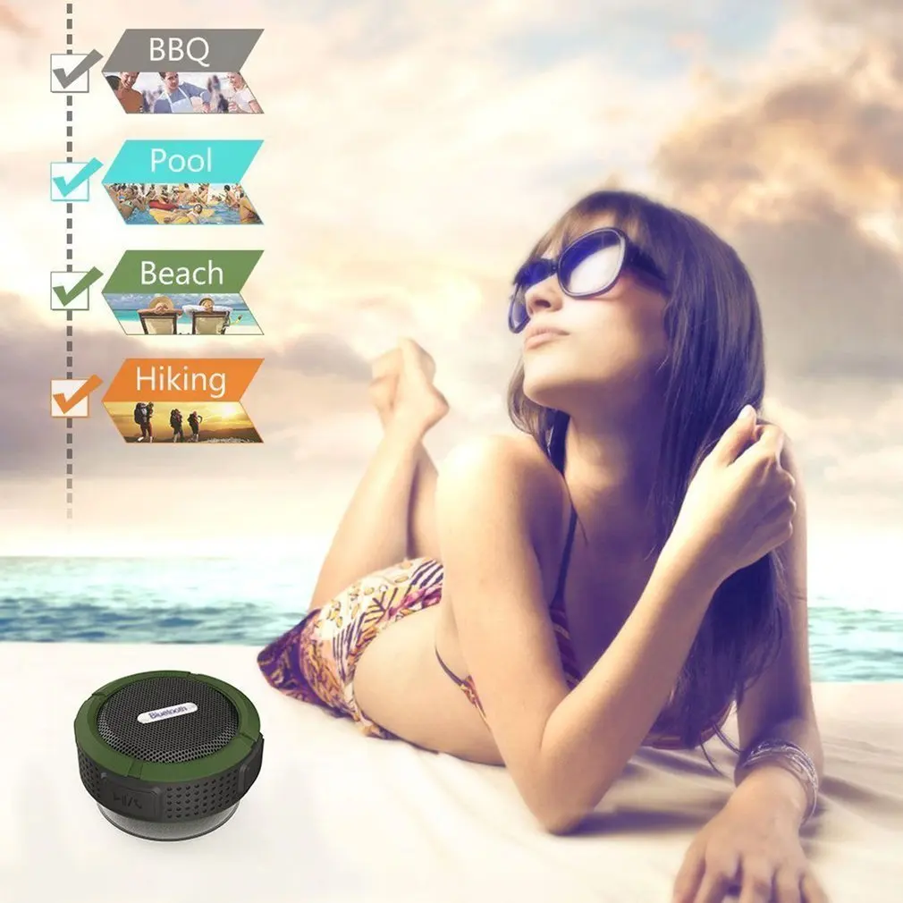 Bluetooth беспроводной динамик мини супер бас портативный громкий Спорт на открытом