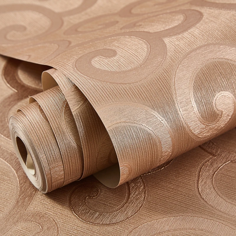 

Chinese Vintage Coffee Cloud Wallpaper 3d Livign Room Home Decor Deep Embossed Wall Paper Study Room Hotel PVC Wallpapers