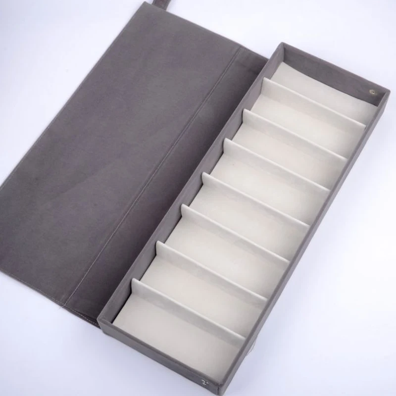 

8 Slots Durable Oxford Cloth Eyeglasses Sunglasses Glasses Storage Box Bag Eyewear Display Stand Case Holder Organizer Cover