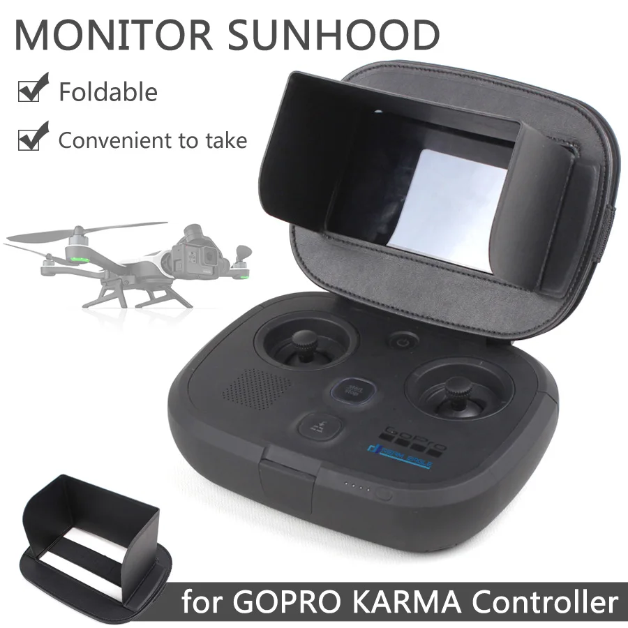 KARMA пульт дистанционного управления монитор Sunhood экран от солнца для GOPRO