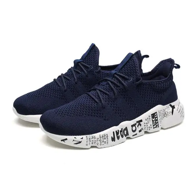 Тканая мужская повседневная обувь дышащая Tenis Masculino zapatos hombre Sapatos мужские