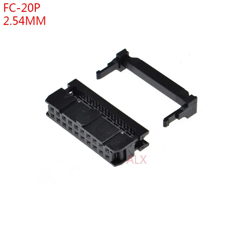 10 шт. двухрядный гнездовой разъем 2 54 мм 2x10 контактов|l connector|row headercable pin |
