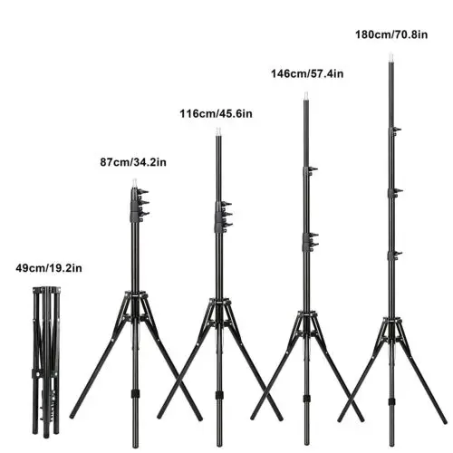 JINTU RL-18 1" светодиодный штатив-Трипод 5500K светильник для макияжа Youtube для камеры, iPhone 6 plus/6/5/5S, samsung