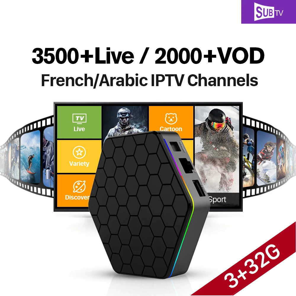 ТВ приставка Android 7 1 С летним приставкой Europen SUB TV IUD QHD NEO IP Code 4K HD медиаплеер T95Z Plus
