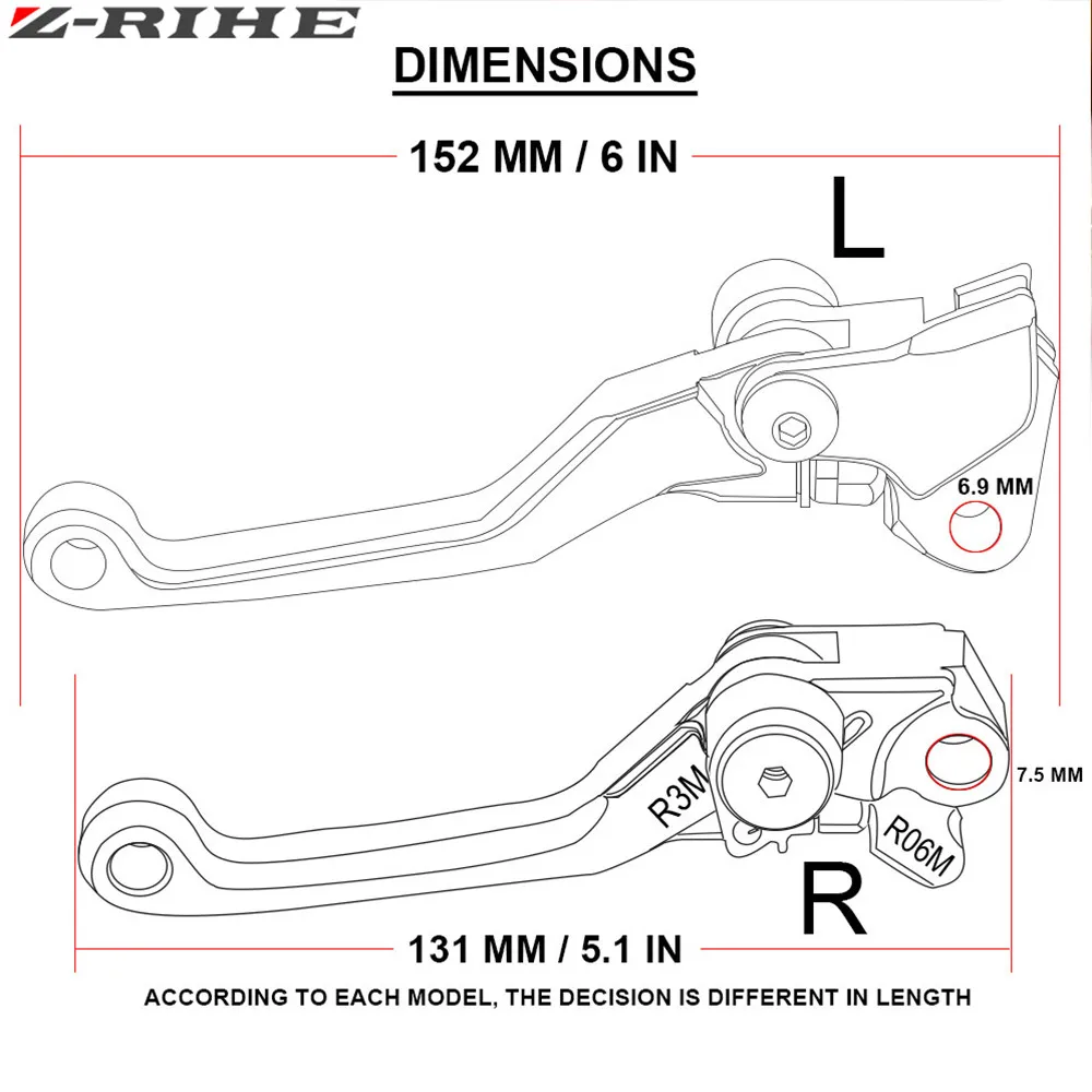 Для Honda CRF230 F CRF 230 2003-2017 2004 2005 рычаг сцепления тормоза мотоцикла Кросса CRF230F ручка