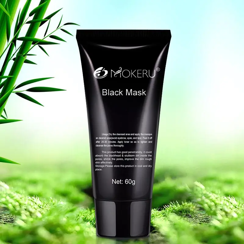 Mokeru 1 шт Профессиональный натуральный глубокой очистки peel off mask маска от черных точек маска для лица бамбуковый уголь маска от угрей для женщин