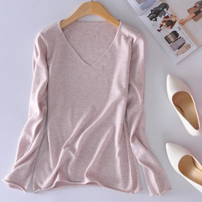 2021 осенний кашемировый свитер модный женский весенний новый шерстяной с
