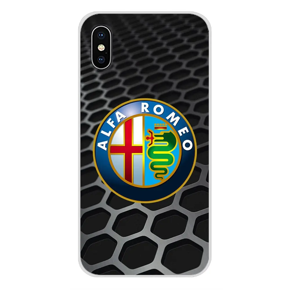 Super car Alfa Romeo Logo Accessories Phone Cases Covers For Huawei P Smart Mate Honor 7A 7C 8C 8X 9 P10 P20 Lite Pro Plus | Мобильные