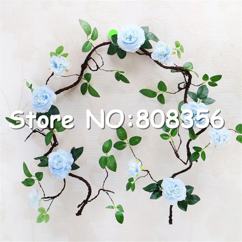 Искусственные пионы имитация лозы круглый цветок пиона ротанговая поролоновая