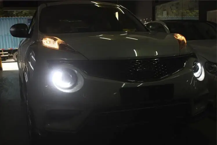 2 шт. фары для автомобиля Стайлинг для 2013- Nissan Juke фары 2011~ для Infiniti ESQ h7 xenon led drl hid комплект фары
