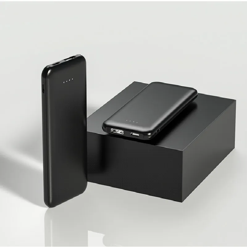 Внешний аккумулятор 10000 мАч с двумя USB внешними аккумуляторами для мобильных