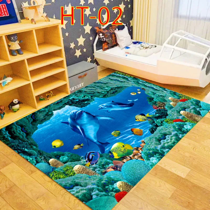3D ковры в средиземноморском стиле для гостиной спальни коврики журнального