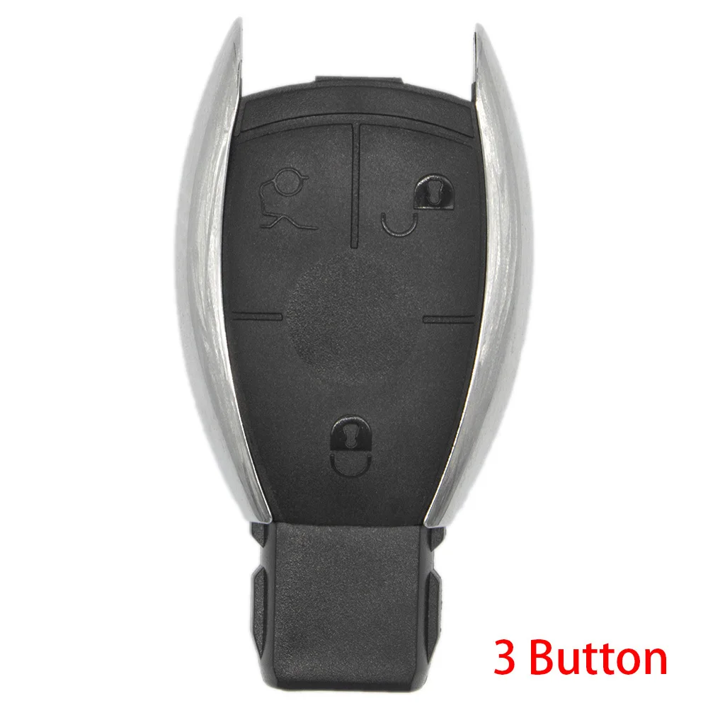 3 Button Key Shell WhatsKey 3 кнопки дистанционного ключа автомобиля оболочки Fob чехол для Mercedes для Benz CLS W204 W202 W212 W211 W203 W205 - Количество кнопок: 3 Button Key Shell