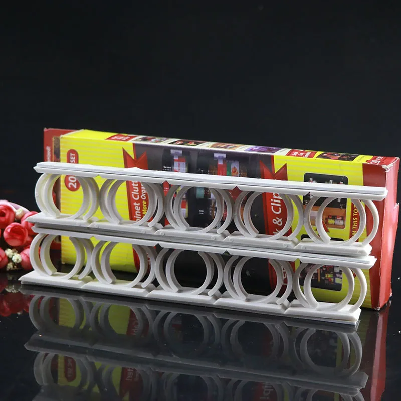 

4 шт./компл. Полка для специй настенная стойка для хранения 20 дверных зажимов для специй кухонная стойка для специй