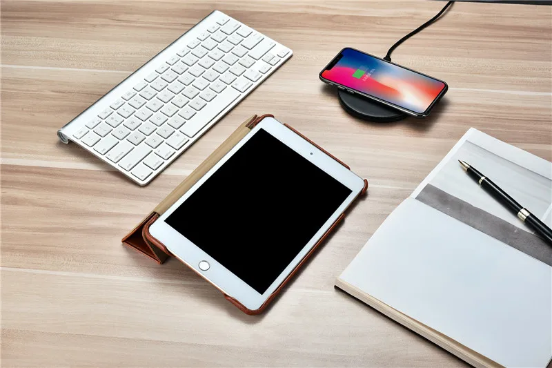 ICarer Чехол-книжка для iPad Mini5 винтажная серия настоящий кожаный чехол-подставка для iPad mini 5 держатель Ретро Кожаный чехол s