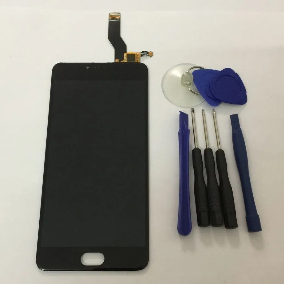 Для meizu M3 Note L681 L681h черный/белый сенсорный экран дигитайзер сенсор + ЖК дисплей