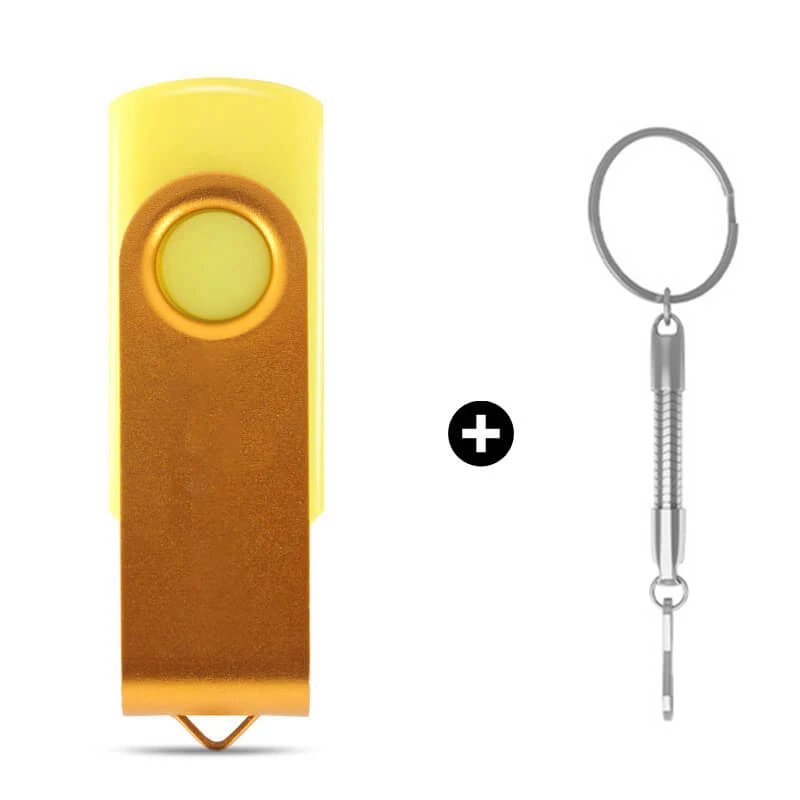 orange BIYETIMI stick 64 Гб до 4 Гб флешки Красочные горячая Распродажа металлический usb флеш-накопитель настраиваемый индивидуальный логотип - Цвет: orange