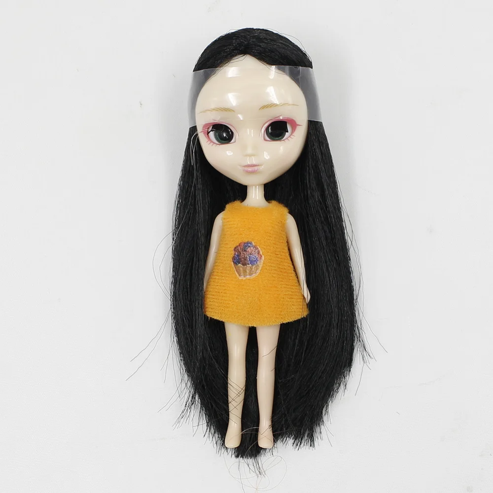 Мини кукла Blyth без челки 12 см много видов hari с случайным платьем DIY модные игрушки |