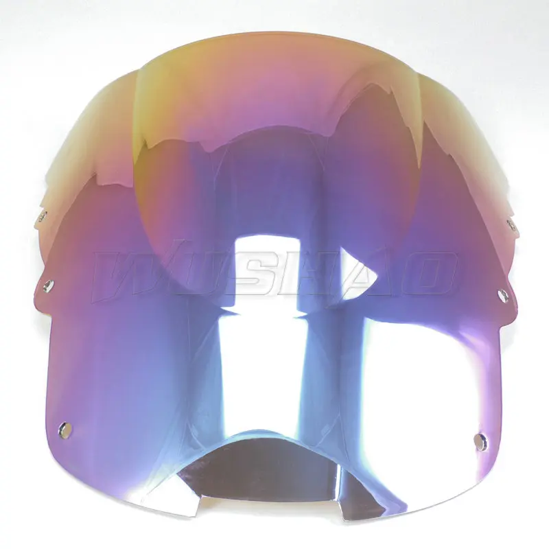Мотоцикл двойной пузырь лобовое стекло ветер экран для 1996-2007 Honda CBR1100XX CBR 1100 XX супер черный Дрозд черный Иридиум