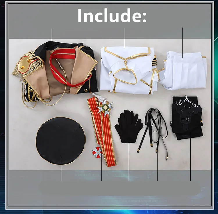 Костюм для косплея Monarch Bluetooth Lane полный комплект |