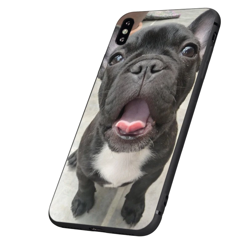 Черный ТПУ чехол для iphone 5 5s se 6 6s 7 8 plus x 10 силиконовый XR XS 11 pro MAX французского