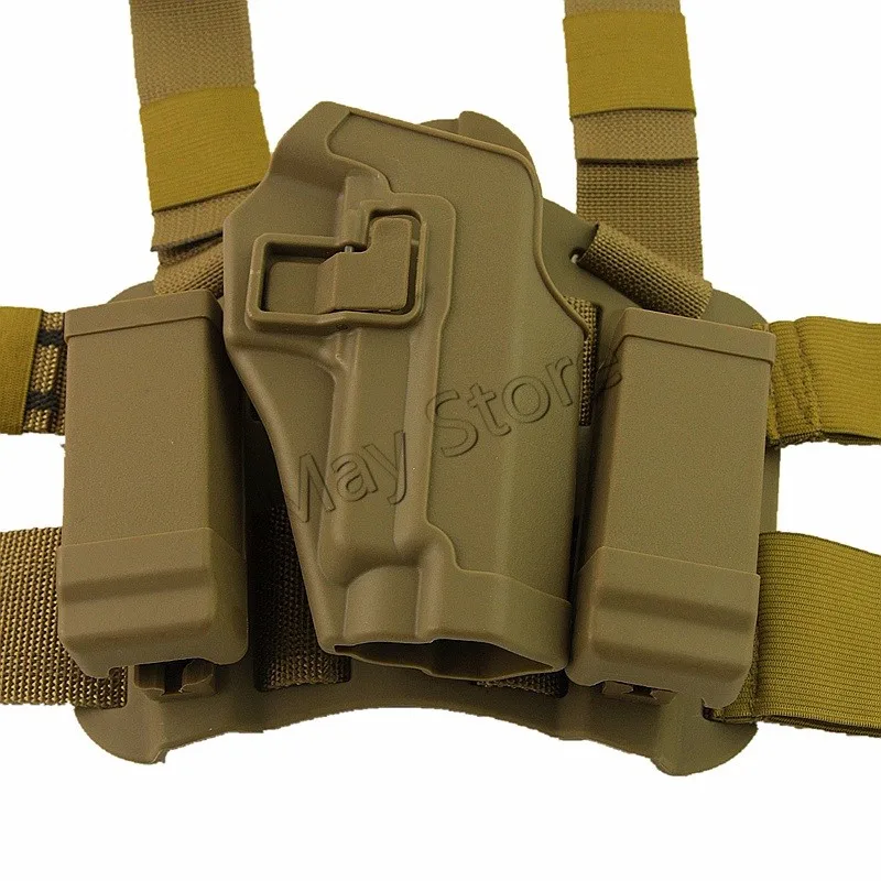 RH W/Журнал факел мешок страйкбол тактическая кобура SIG SAUER P226 P229 открытый