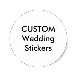 3 8 см пользовательские свадебные наклейки 1 5 "круглые|sticker round|wedding sticker labelsstickers