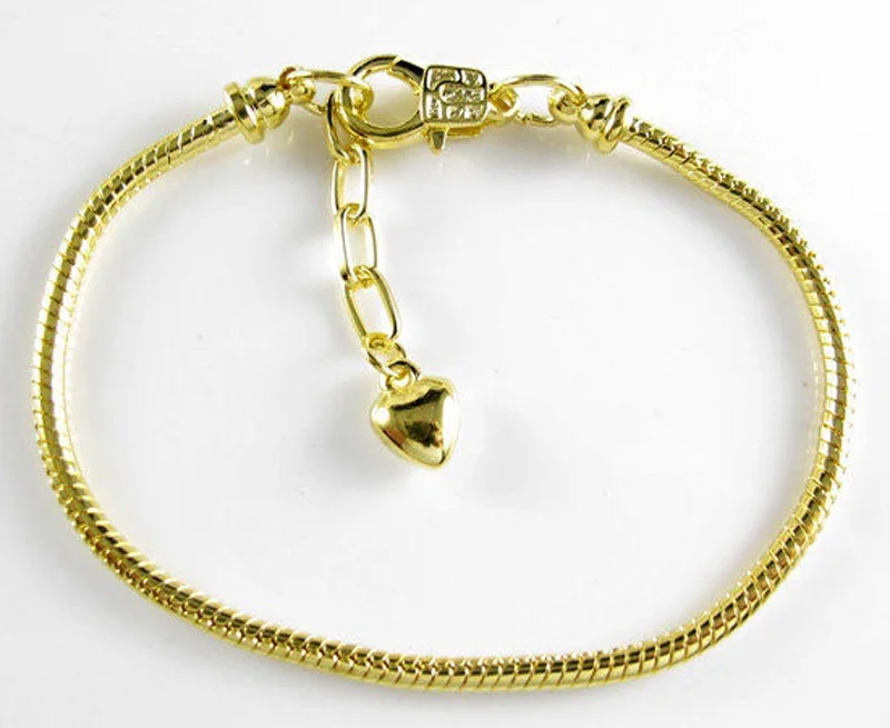 2 шт./партия серебряная цепочка со змеями браслет с застежкой омаров удлиняющий