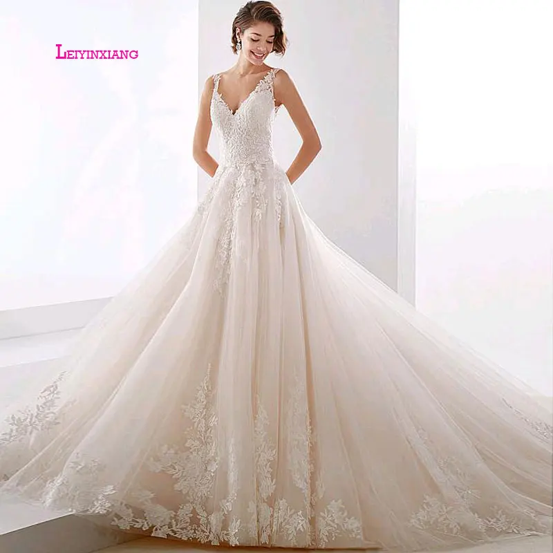 LEIYINXIANG 2019 популярное Новое поступление свадебное платье невесты Vestido De Noiva Sereia Robe