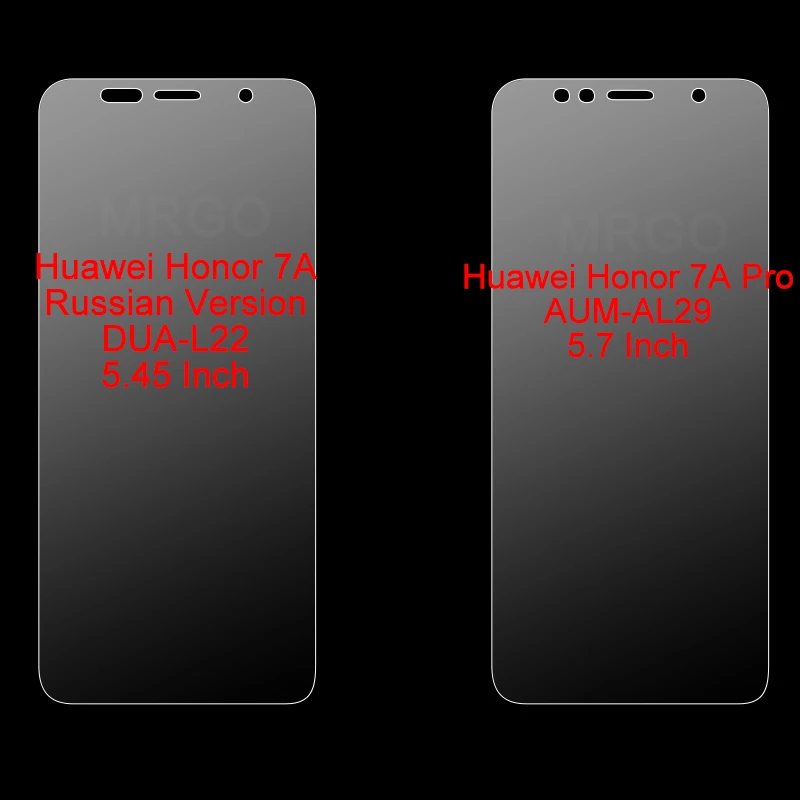 Закаленное стекло MRGO для huawei Honor 7A Pro, защита экрана 9H 2.5D, Защитное стекло для телефона huawei Honor 7A